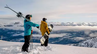 Marmot Basin Ski Resort near Jasper, Alberta