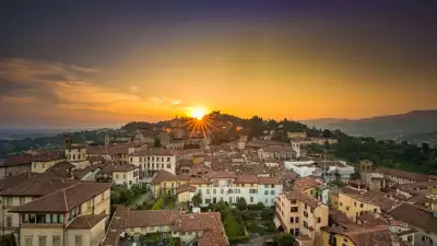 Beragamo at sunset