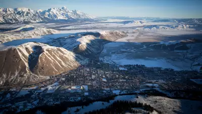 The town of Jackson Hole, Wyoming
