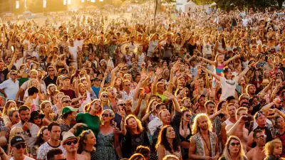 A crowd at Wilderness festival
