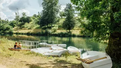 The lake at Wilderness festival