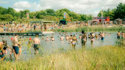 Lake swimming