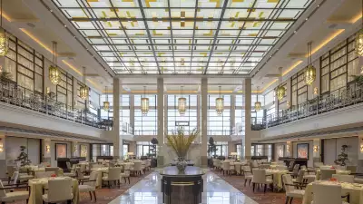 The fabulous lobby at The Pensinsula Istanbul