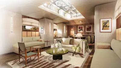 Les Bateaux Belmond living room