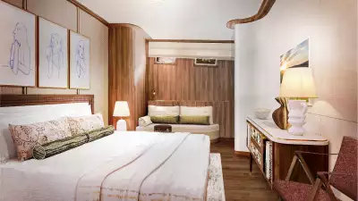 Bedroom on boat