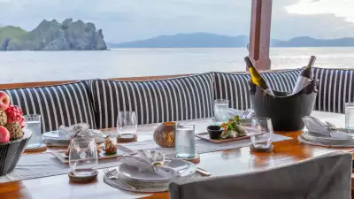Outside dining