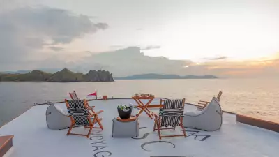 Sunset roof deck