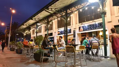 The terraced markets at Las Palmas