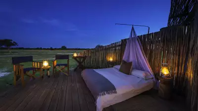 Magical outdoor bed at Linkwasha