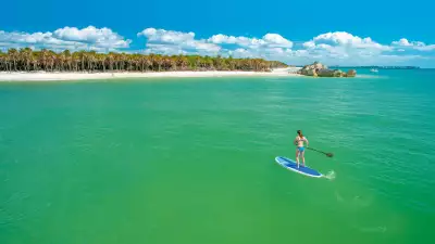 Stand-up paddle-boarding to remote Egmont Key