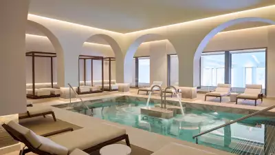 The hydrotherapy circuit at Daios Cove