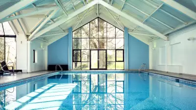 The indoor swimming pool