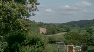 Acres of pastures to wonder around Glebe House