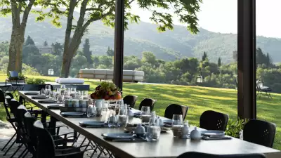 Dining terrace, Il Cellese