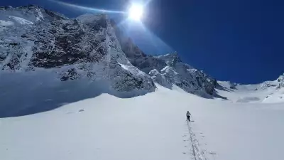 Ski-touring in the mountains of Georgia