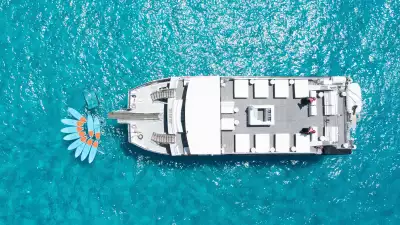 Balearic bliss board Ibiza Boat Club