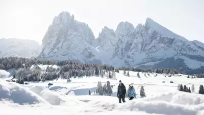 Exploring the alpine meadows of Val Gardena