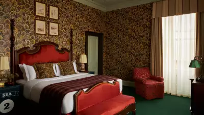 A double bedroom at Marine & Lawn North Berwick