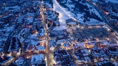 Bansko from overhead
