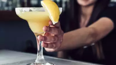 Smiling female bartender