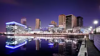 MediaCity_at_night