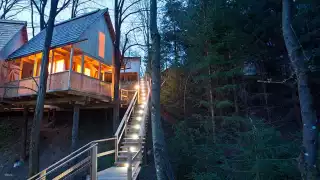 Treehouse accommodation Slovenia