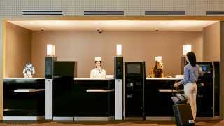 Robot hotel Japan