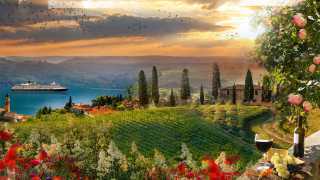 A Tuscan backdrop