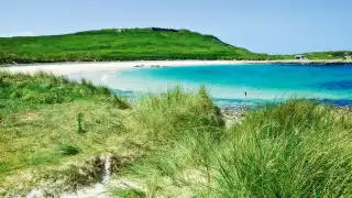 Alderney beach in Guernsey, Channel Islands