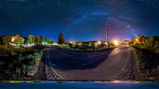 Photograph of Milky Way stars at night, in Bosnia Herzegovina