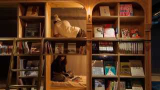 Book and Bed library hotel, Tokyo, Japan, Asia