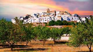 Medieval fortified town of Ostuni, The White Town, Puglia, Italy