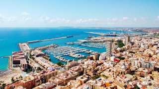 Alicante harbour, Spain