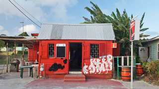 Rum shack in Oistins