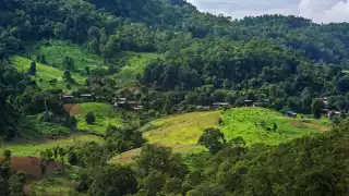 A tribal village in Northern Thailand