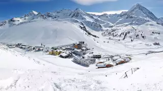 Resorts under mountains in Innsbruck, Austria