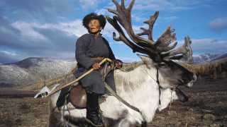 Shaman matriarch in West Taiga, Mongolia