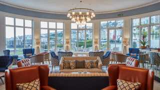 The lounge at the Greenbank Hotel