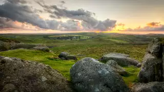 Sunset at Dartmoor, Devon