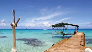 A jetty on the Kenyan coast