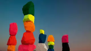 Seven Magic Mountains artwork, Las Vegas