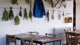 Inside the Ethicurean restaurant