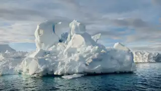 An ice stack in Antarctica