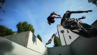 Parkour fitness course in Berlin