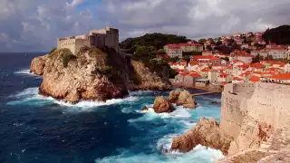 The Adriatic coastal city of Dubrovnik, Croatia