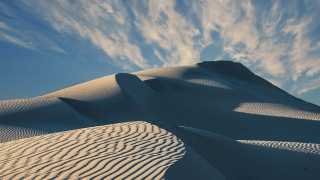 The sand dunes of Porto Pino, Sardinia
