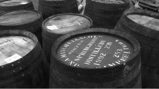 Barrell-ageing whiskey at Da Mhile, Wales