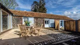 Courtyard at Barsham Barns, North Norfolk