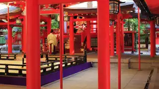 A traditional temple in Kobe, Japan