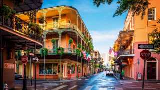French Quarter area of New Orleans, Louisiana